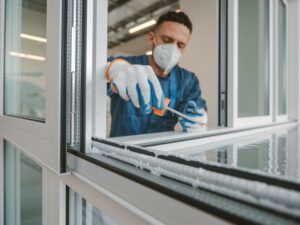 aplikacja smaru na uszczelkę