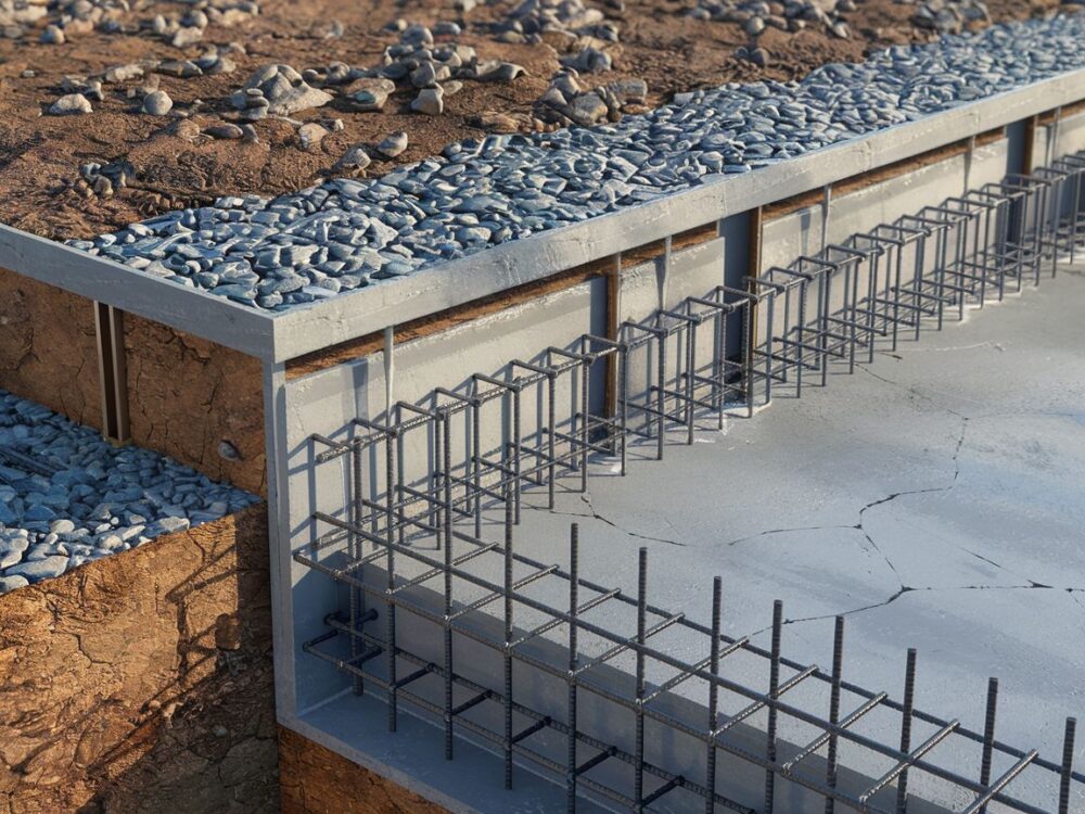 betonowy fundament