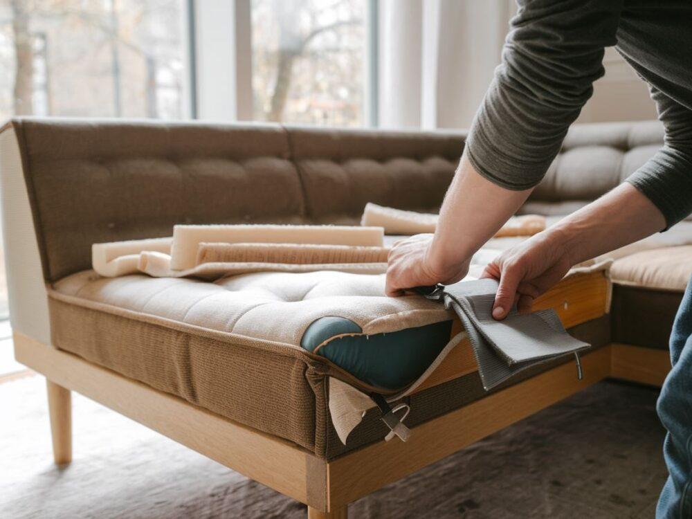 materiał do obicia narożnika