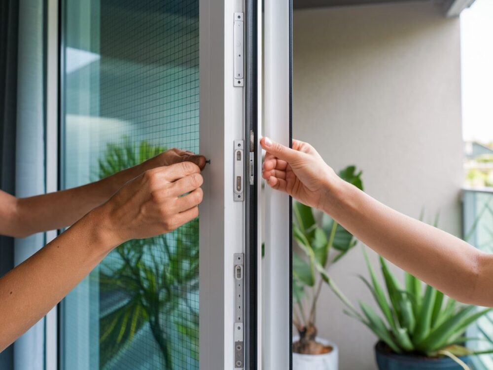 moskitiera na drzwi balkonowe