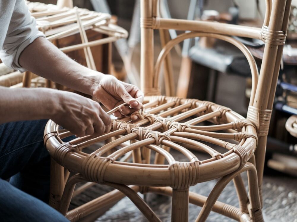 narzędzia do naprawy rattanu