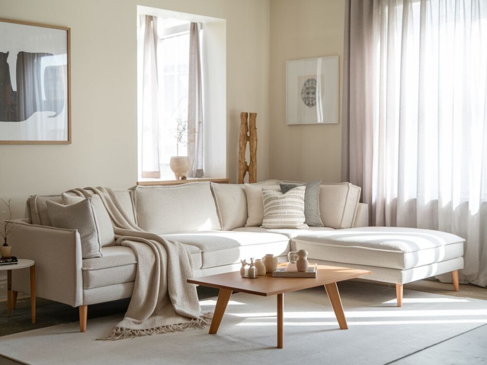 przykład ułożenia koca