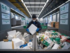 punkt zbiórki styropianu