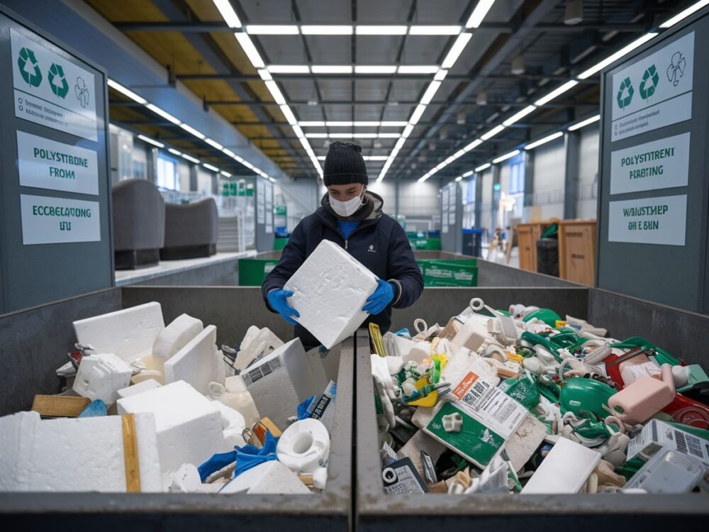 punkt zbiórki styropianu