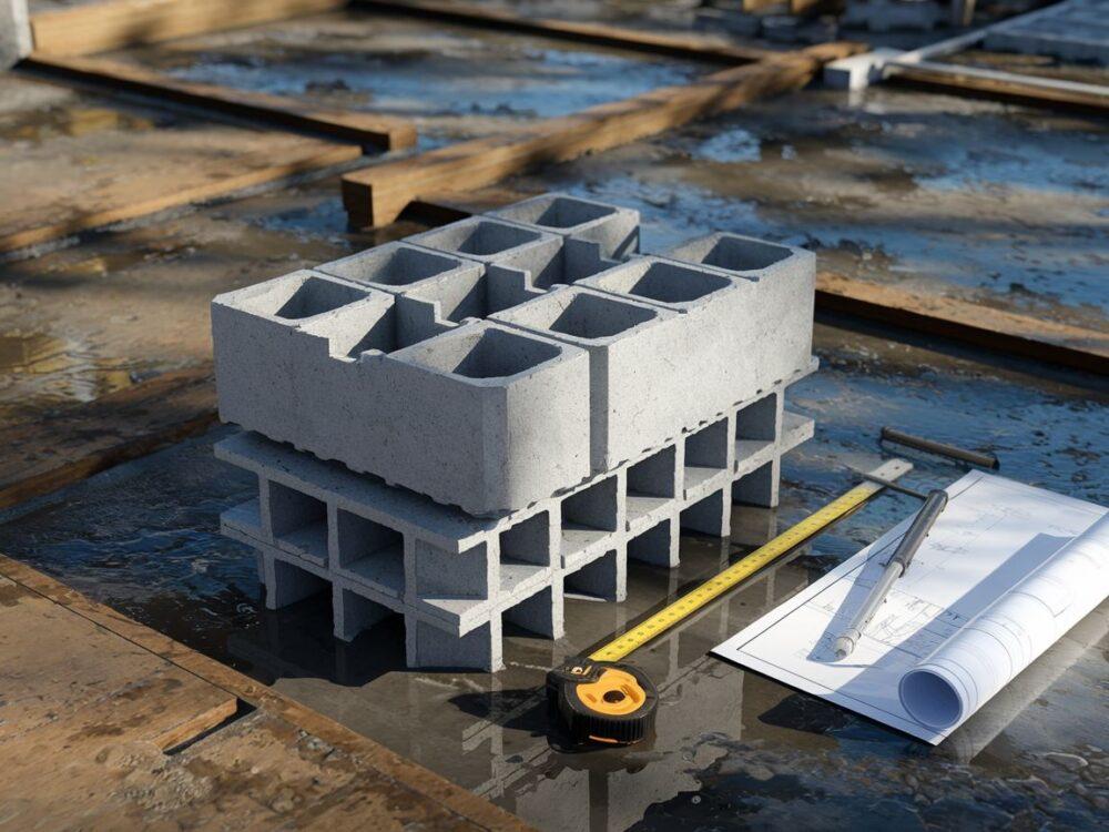 układanie bloczków