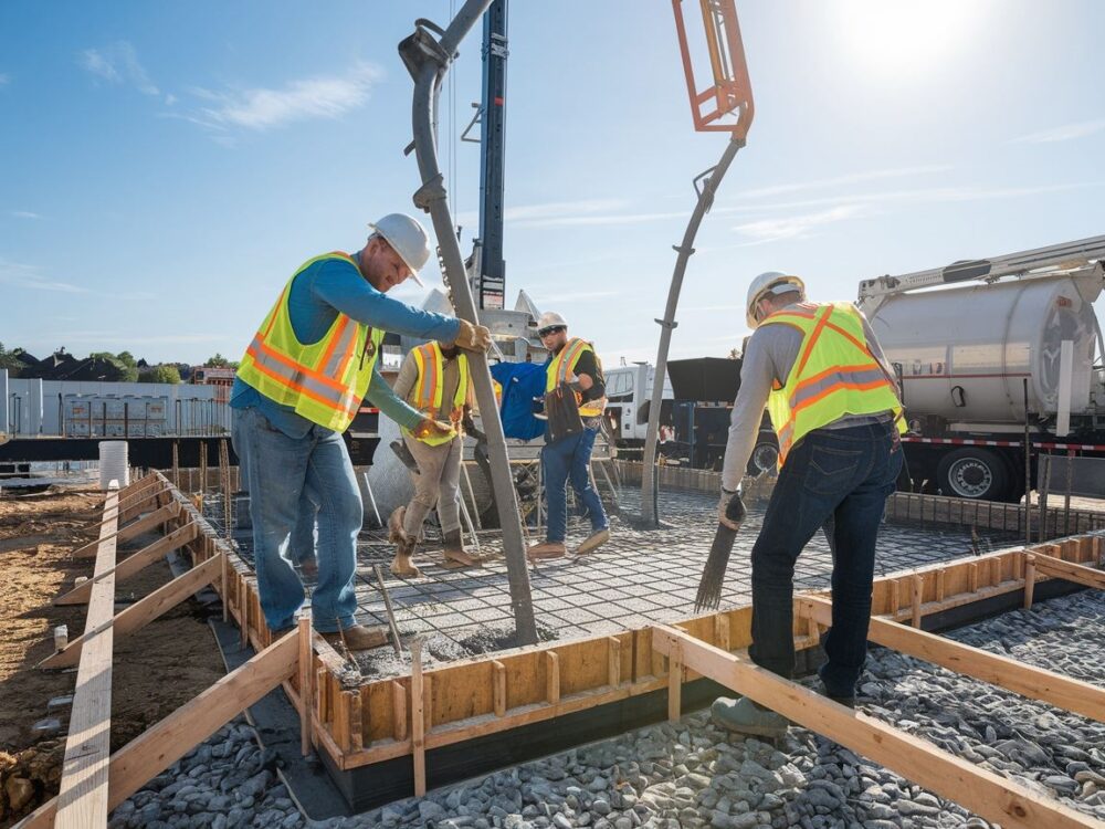 wylanie fundamentów budowa